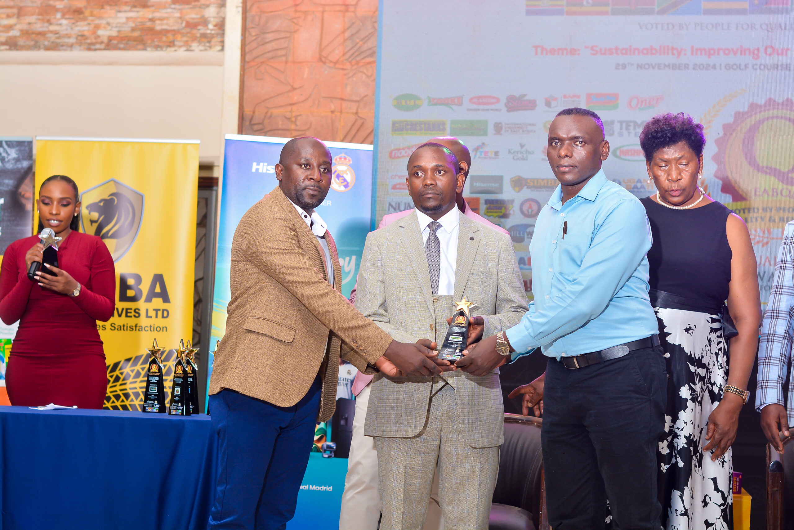 Dembe Trading Enterprises Limited awarded at the East Africa Brand Quality Awards 2024