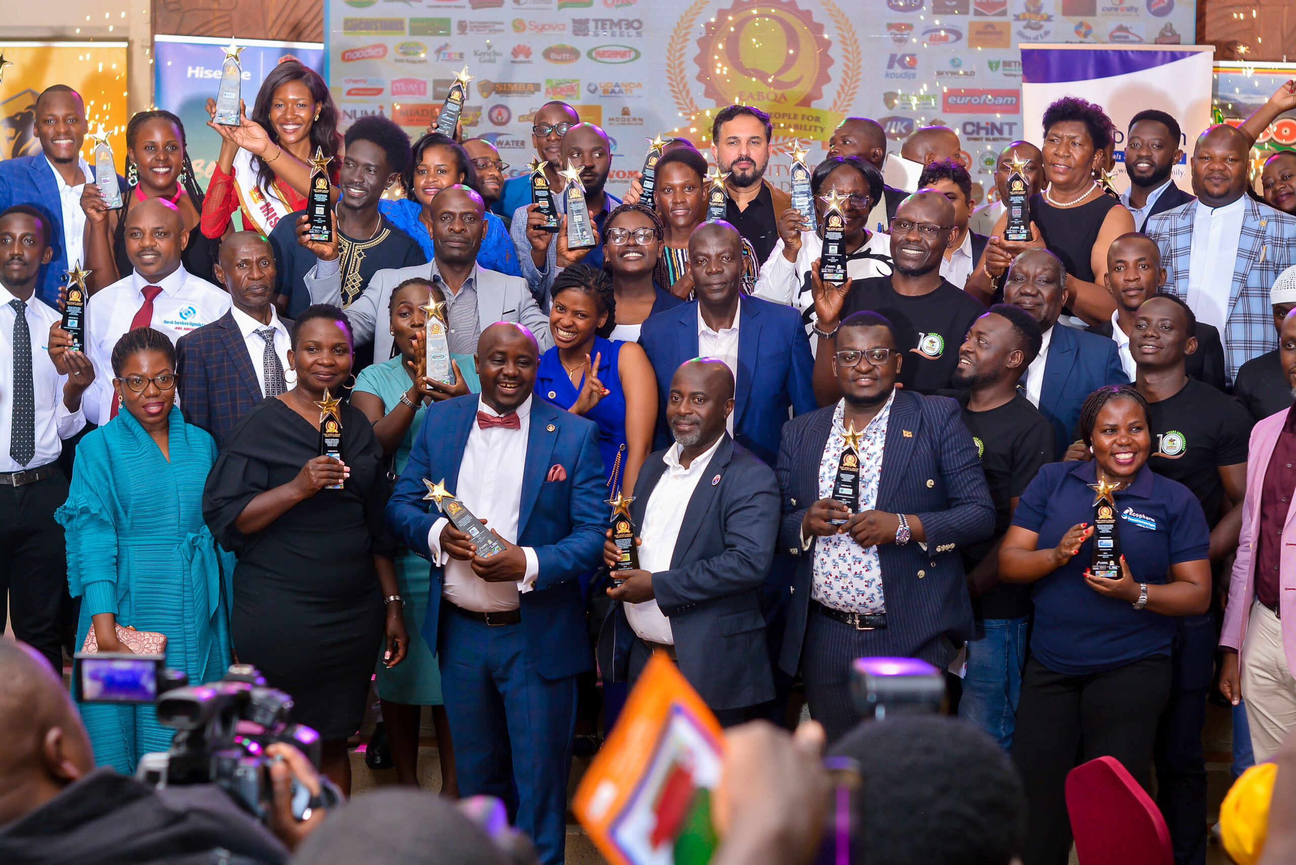Winners of the East Africa Brand Quality Awards 2024 cerebrating 4