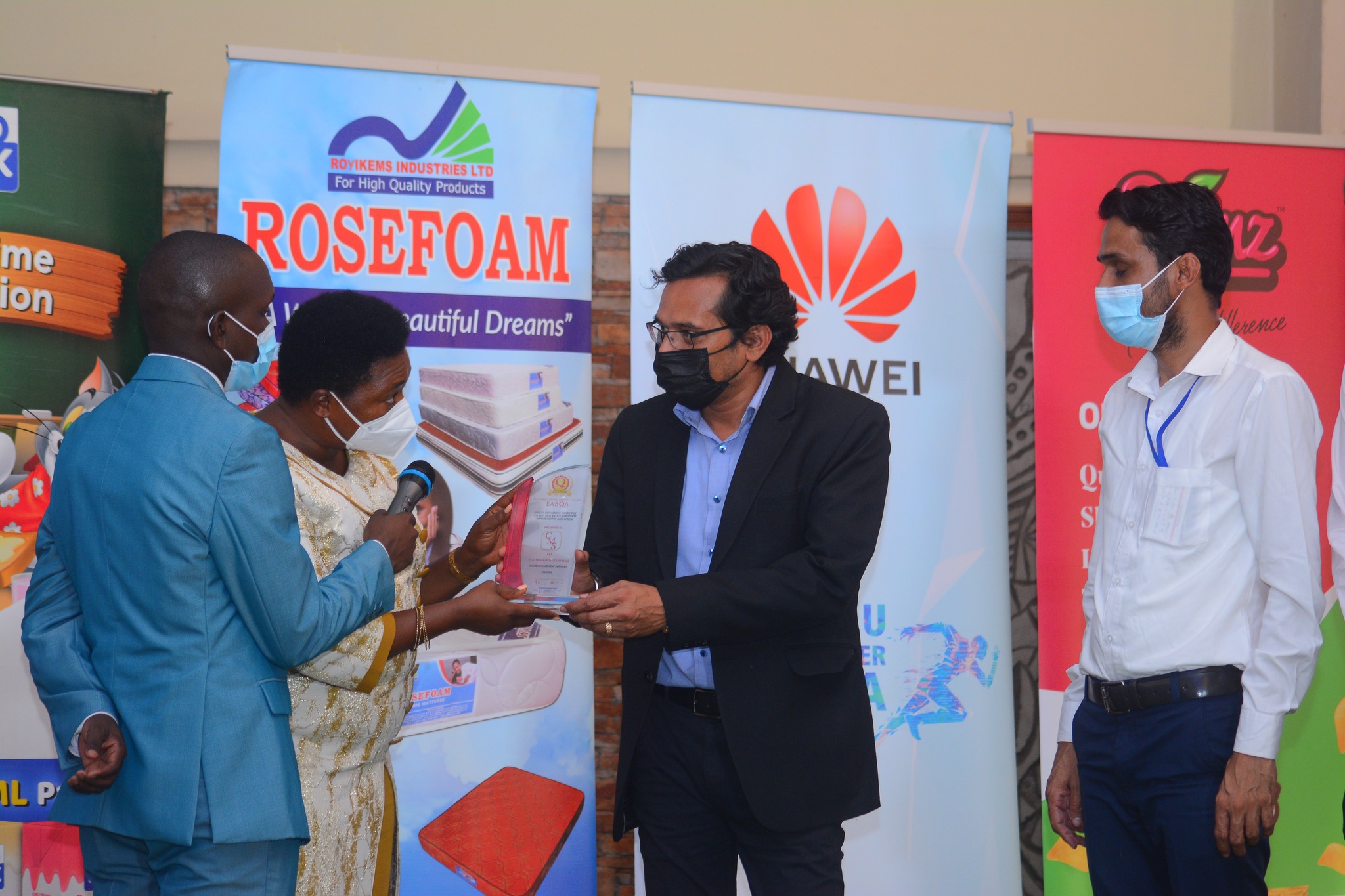 Crane Management Limited Managing Director Mr. Kapil awarded the East Africa Brand Quality Awards 2021