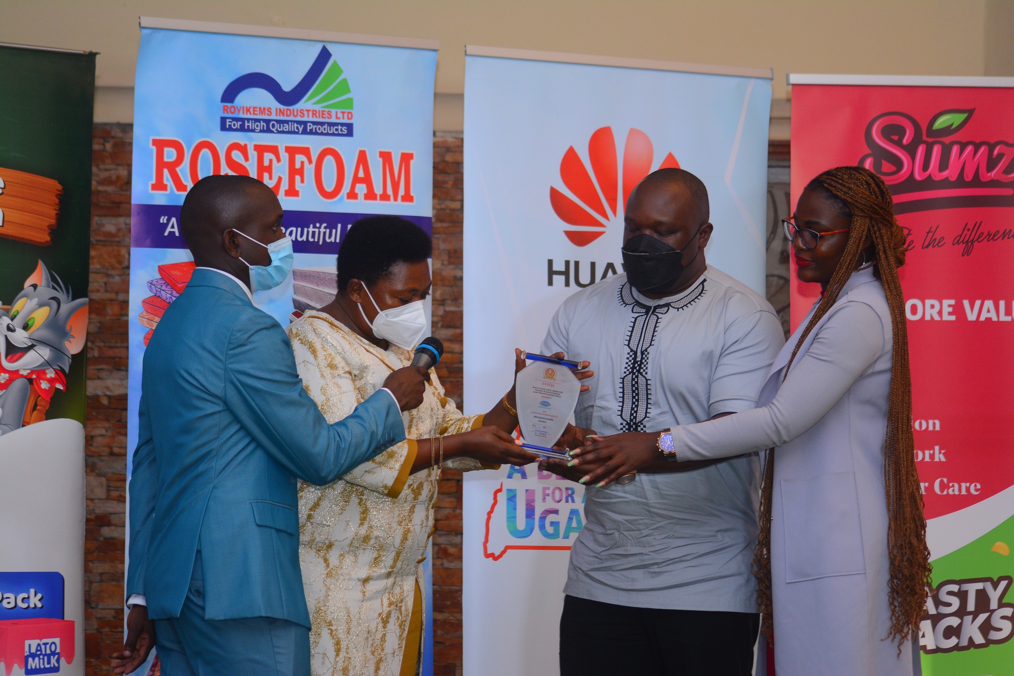 Fresh Dairy Uganda awarded the East Africa Brand Quality Awards 2021