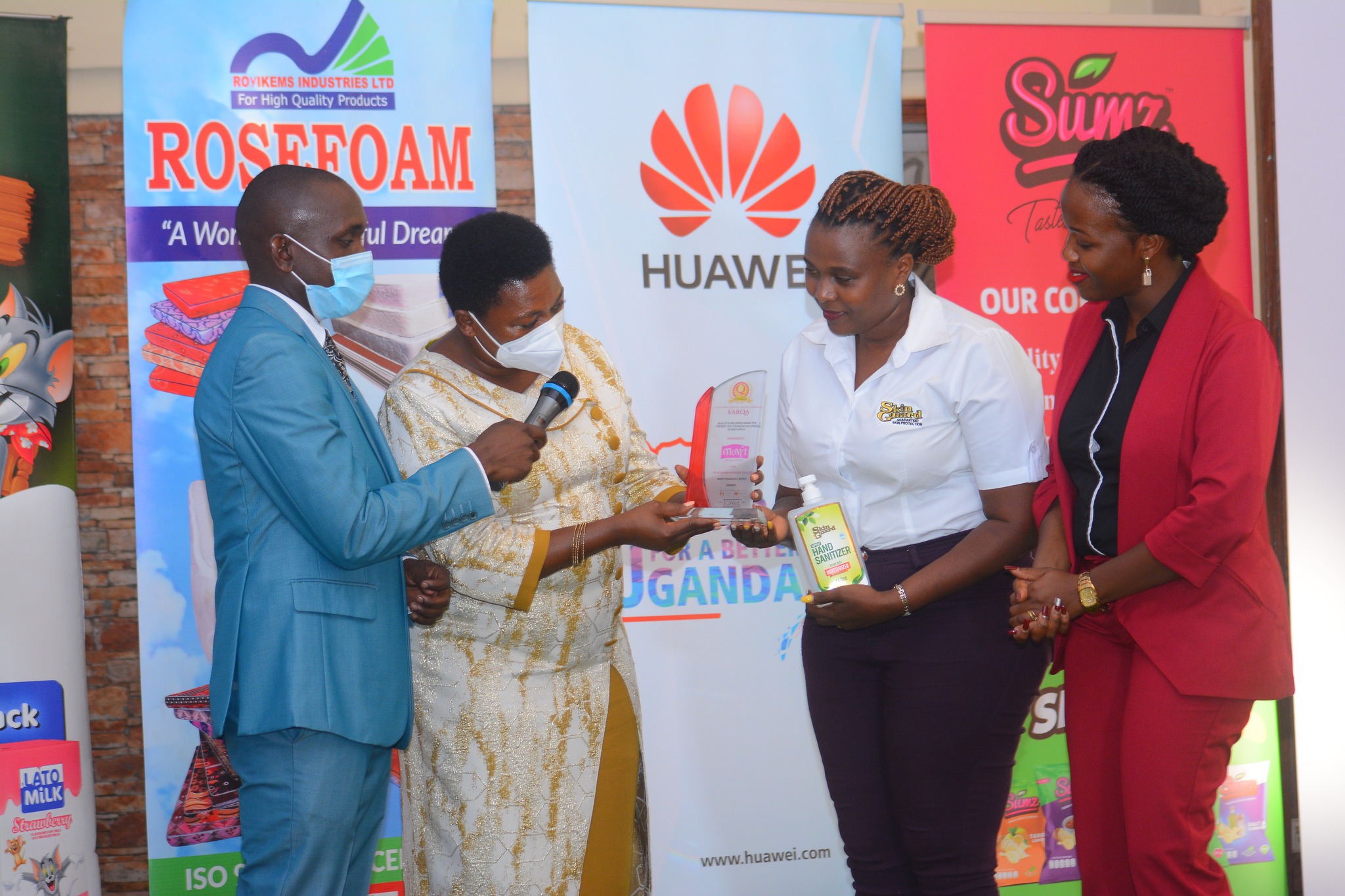 Movit awarded during the East Africa Brand Quality Awards 2021