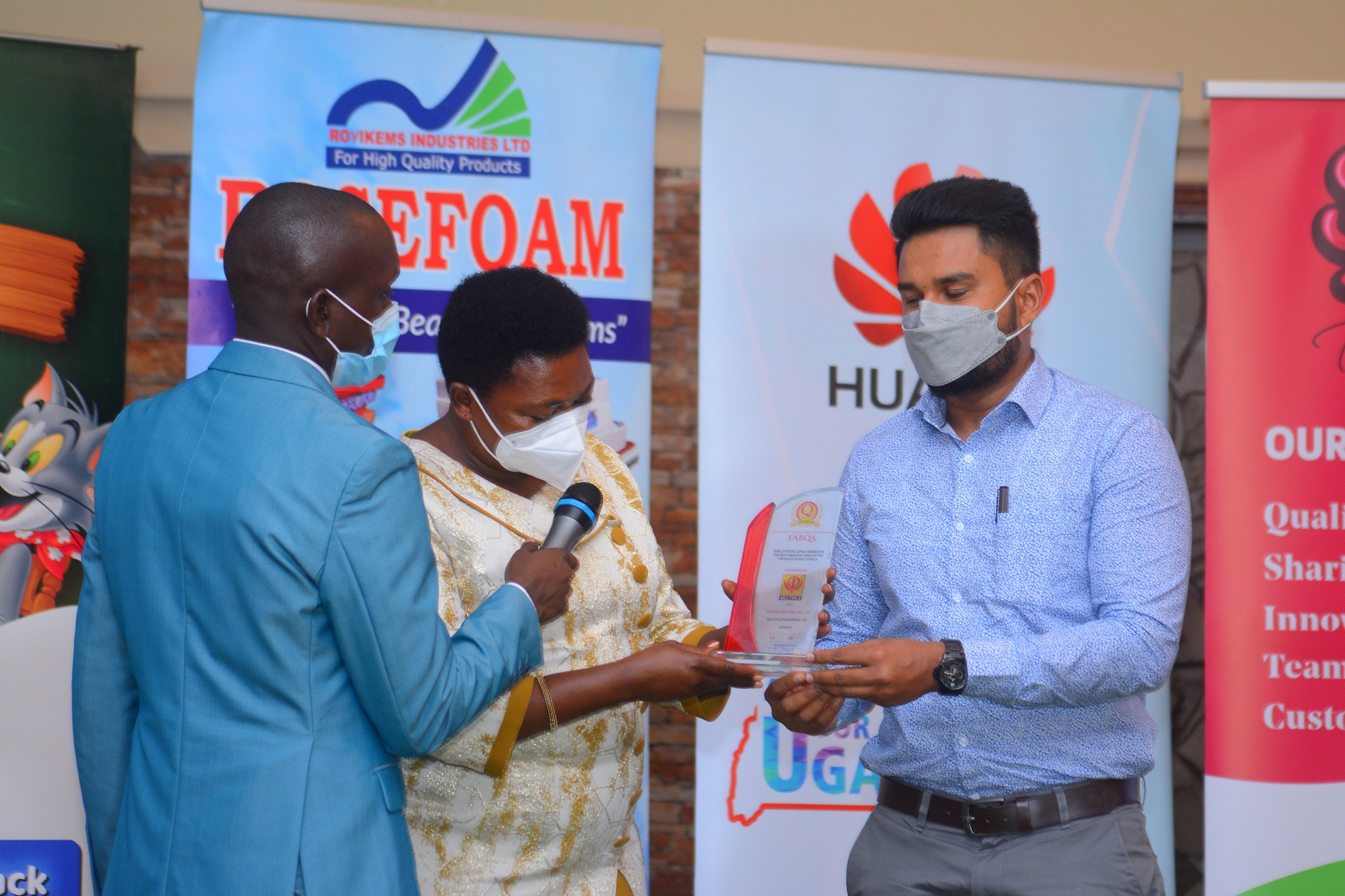 Multiple INdustries Limited awarded during the East Africa Brand Quality Awards 2021