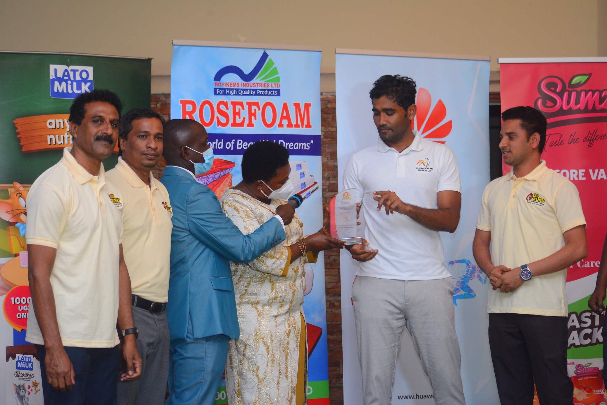 SR Afro Chick Breeders awarded the East Africa Brand Quality Awards 2021